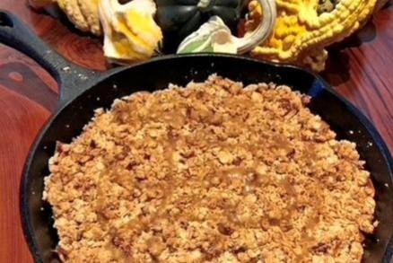 Cast Iron Apple Crisp